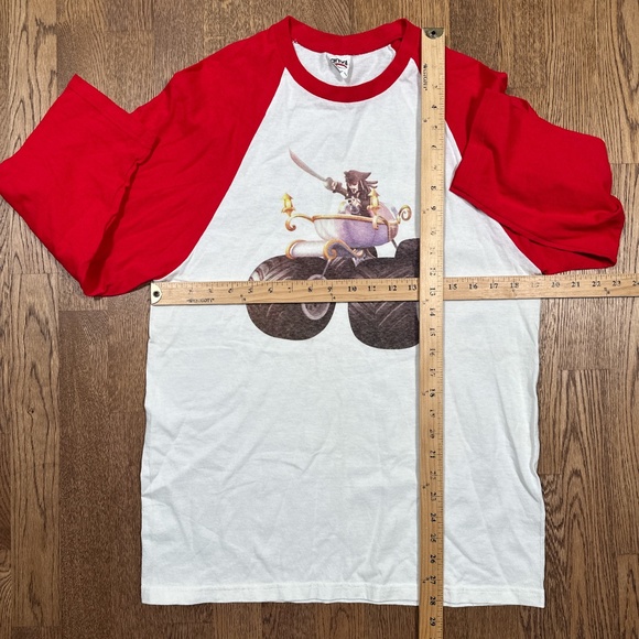 Disney Infinity 1.0 Video Game Jack Sparrow Promo 3/4 Sleeve T Shirt Mens M - Picture 8 of 8